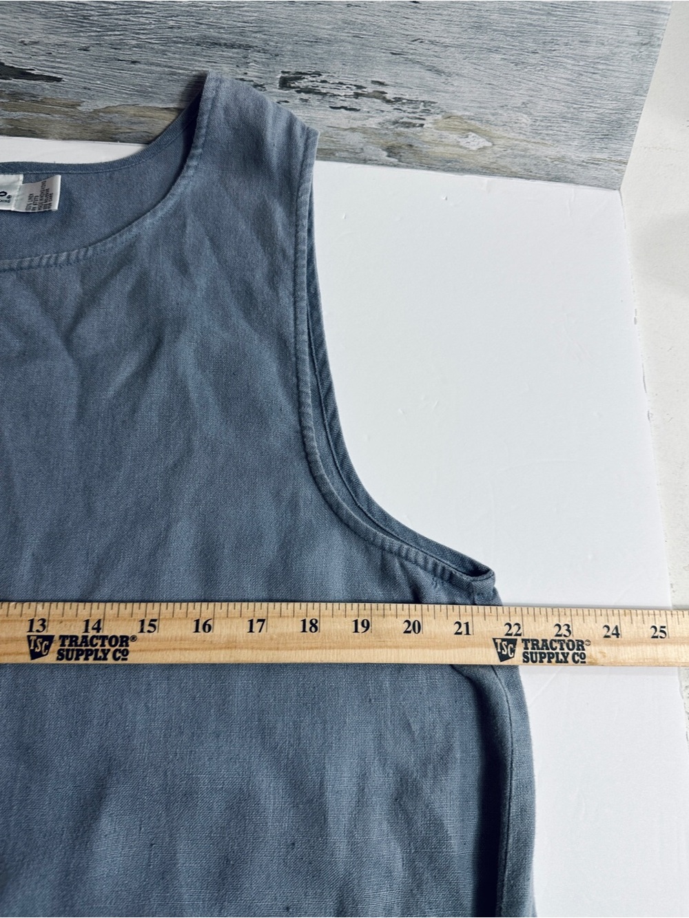 Kiko 100% Linen Blue  2-Piece Set Button-Front Jacket & Midi Dress Women size L - Picture 6 of 12